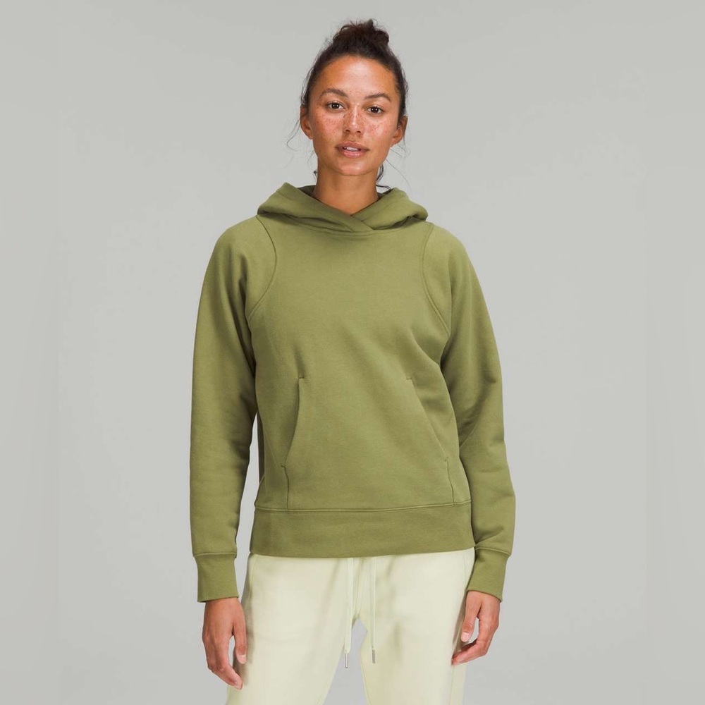 Lululemon Loungeful Hoodie – Size 2 – Olive Green